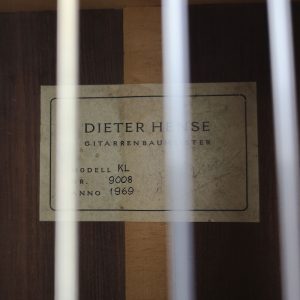 Guitarra clásica Dieter Hense 1969 | Luthier Guitars World