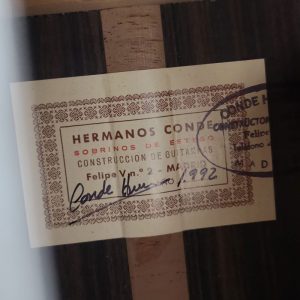 Guitarra flamenca Hermanos Conde 1992 | Luthier Guitars World