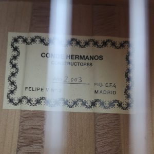 Guitarra flamenca Hermanos Conde 2003 | Luthier Guitars World