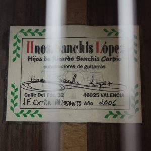 Guitarra flamenca Hermanos Sanchís 2006 | Luthier Guitars World