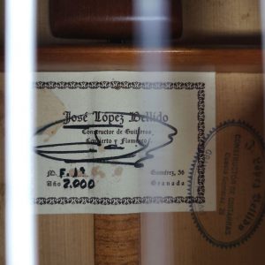 Guitarra flamenca José López Bellido 2000 | Luthier Guitars World